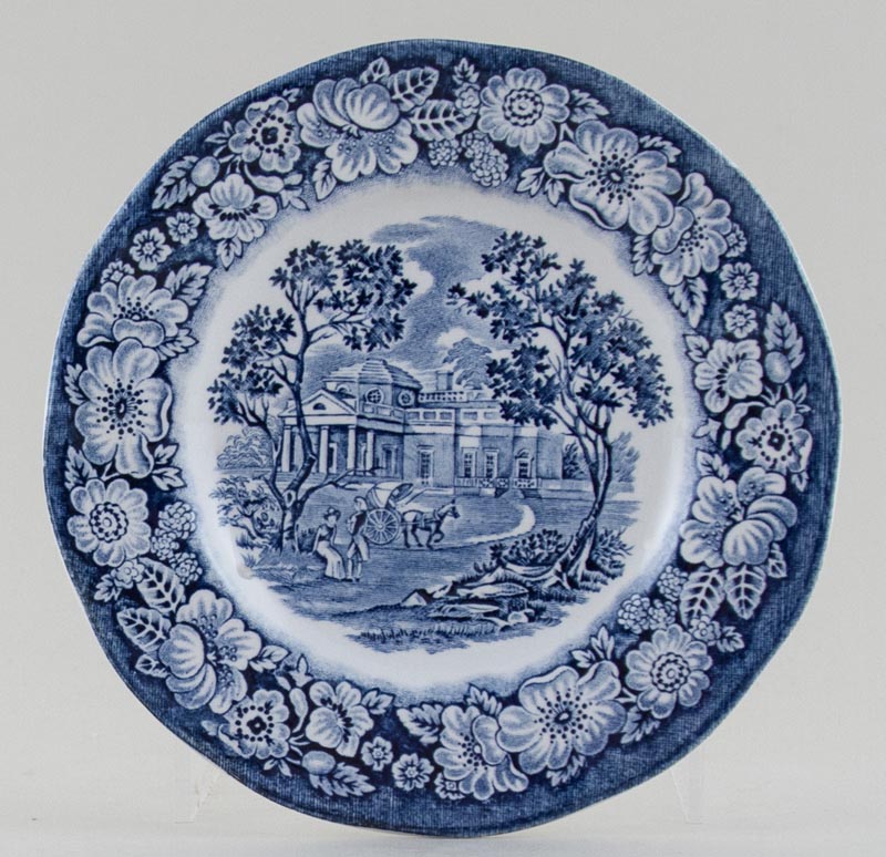 Plate Monticello c1970s